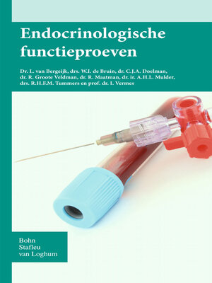 cover image of Endocrinologische functieproeven